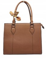 Erick Style - torebka shopper skóra ekologiczna brązowy D3659