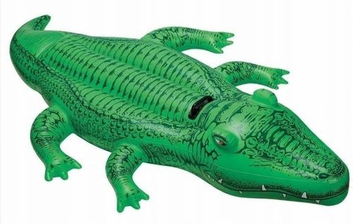 DUŻY DMUCHANY KROKODYL INTEX XXL MATERAC PLAŻOWY NA BASEN DLA DZIECI na Arena.pl
