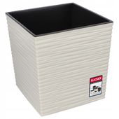 KADAX Doniczka Donica Osłonka + Wkład Krem 40cm