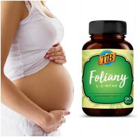 Kwas Foliowy dla Ciebie i Dziecka Foliany Metylofolian na 90dni Ciąża