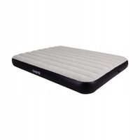 Materac dmuchany king size duży komfortowy welur łóżko AVENLI 203x152x25