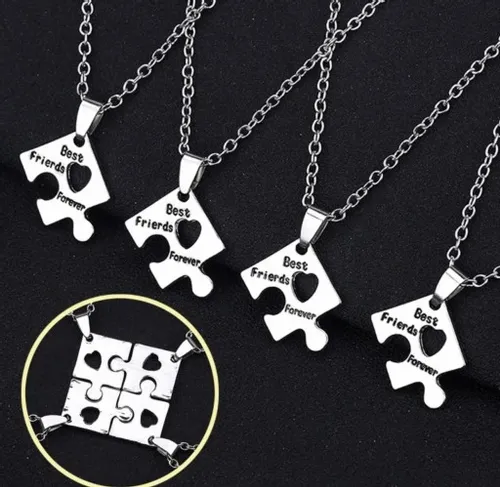 ŁAŃCUSZKI 4 sztuki BEST FRIENDS DLA PRZYJACIÓŁEK na Arena.pl