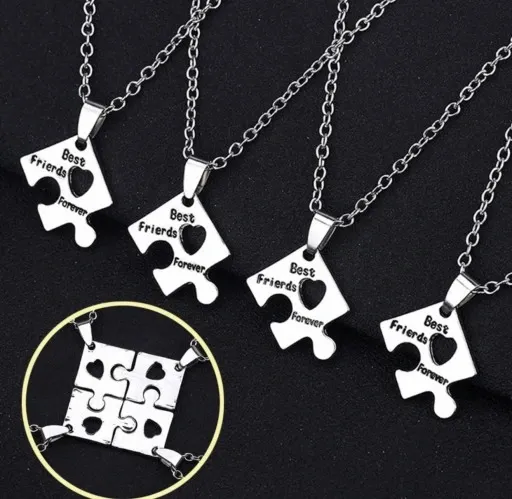 ŁAŃCUSZKI 4 sztuki BEST FRIENDS DLA PRZYJACIÓŁEK zdjęcie 3