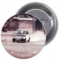Przypinki buttony 18-TKA ZLOTÓW FIATA 126 HIT