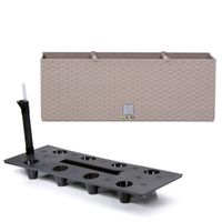 Donica skrzynka wkład nawadniający 19,2x51,4x18,6 cm mocca