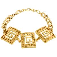 bransoletka trzy greckie zawieszki (b21/jes/52au)