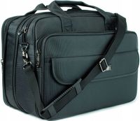 TORBA TECZKA MĘSKA NA RAMIĘ DO PRACY NA LAPTOP poszerzana