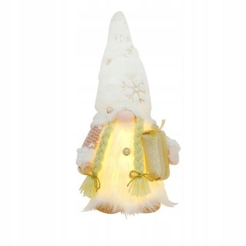 SKRZATY KRASNALE ŚWIĄTECZNE 2x ŚWIECĄCE LED NA BATERIE OZDOBY ŚWIĄTECZNE na Arena.pl