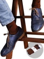 Skarpety męskie eleganckie granatowe i brązowe 2PAK 43-46 YOCLUB