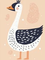 Plakat 60x80cm Wzory dla Dzieci, Dziewczynki Do Pokoju - Królowa