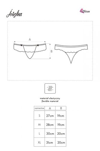 Stringi Josefina White rozmiar - M na Arena.pl