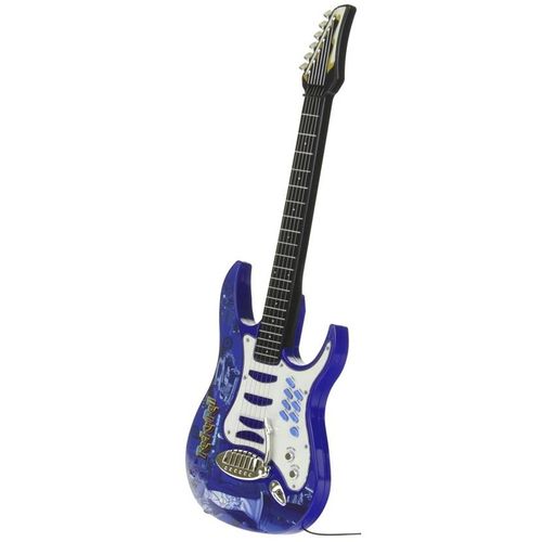 Gitara Elektryczna Wzmacniacz Mikrofon Niebieska na Arena.pl