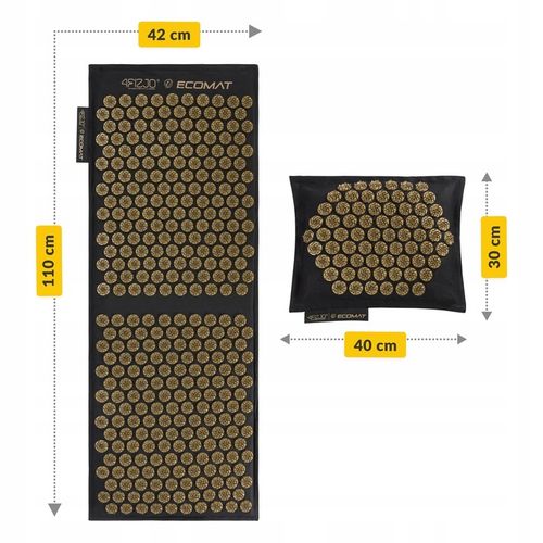 MATA DO AKUPRESURY ECO Z KOLCAMI ZDROWOTNA RELAKS MASAŻ PODUSZKA TORBA na Arena.pl