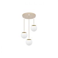 OPRAWA WISZĄCA BALI-12 STAL I SZKŁO 35W E27 LED