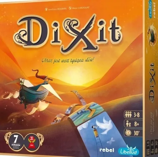 DIXIT - NOWA EDYCJA - DO 8 GRACZY - GRA RODZINNA zdjęcie 1