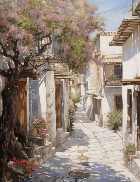 Plakat 50x65cm Urok Starego Miasta zdjęcie 1