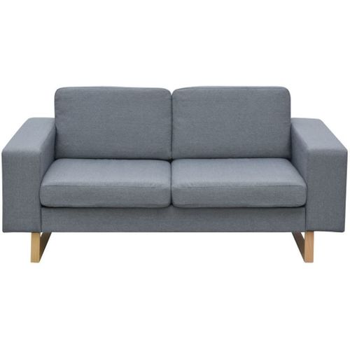 VidaXL Sofa 2-os. jasnoszara na Arena.pl