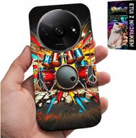 ETUI DO XIAOMI REDMI A3 - ROCK PERKUSJA BĘBNY ROCK & ROLL + FOLIA