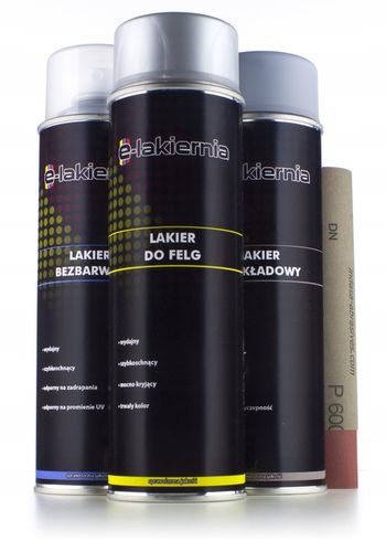 ZESTAW DO RENOWACJI FELG 3 x 500ML - SREBRNY na Arena.pl