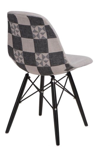 KRZESŁO P016W PATTERN SZAR-PATCH/BLACK D2 na Arena.pl