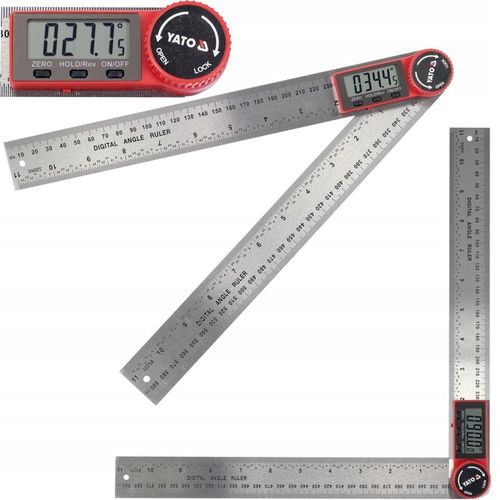 YATO KĄTOMIERZ CYFROWY ELEKTRONICZNY KĄTOWNIK LCD na Arena.pl