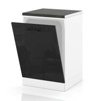 Front Do Zabudowy Zmywarki 60cm Szafka Kuchenna Spremium Czarny Połysk