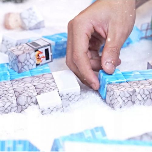 WOOPIE Klocki Magnetyczne Konstrukcyjne Zimowy Świat klocków na Arena.pl