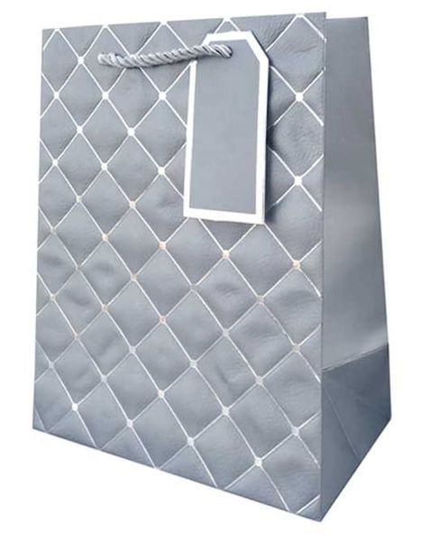 Torba Ogólne (tłoczone) - srebrna - M zdjęcie 1