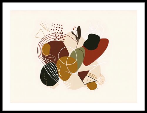Plakat 55x40cm Organiczna Erupcja na Arena.pl