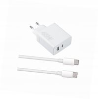 Szybka ładowarka 45W z kablem 1m 2 wejścia do Xiaomi POCO M4 Pro