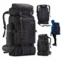 PLECAK taktyczny wojskowy militarny 70L survival outdoor czarny (I004)
