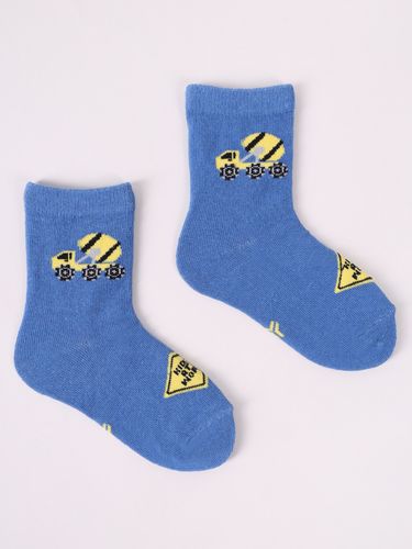 Skarpety chłopięce skarpetki dziecięce pojazdy budowlane 3PAK 17-19 YOCLUB na Arena.pl