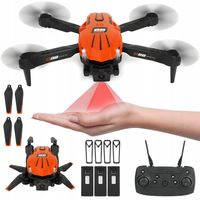 DRON E88 ZDALNIE STEROWANY 3x BATERIE KAMERA WIFI 500M 45Min 40KM/h