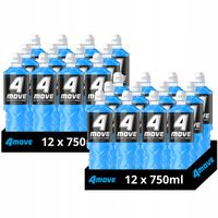 4MOVE Napój izotoniczny niegazowany o smaku wieloowocowym 750 ml x 24