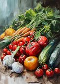 Plakat 39,5x55cm Bogactwo Ogrodowych Zbiorów