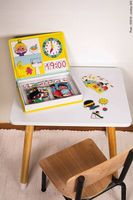 Układanka magnetyczna Magnetibook Uczę się zegarka, dla dzieci, 3+, Janod