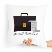 Poduszka Prezent Dla Prawnika Najlepsza Prawniczka Z Nadrukiem Ze Zdjęciem