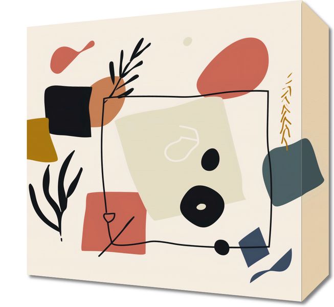 Obraz 30x30cm Abstrakcyjny Dialog zdjęcie 1