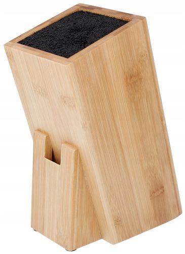 STOJAK na NOŻE Bambusowy do NOŻY Blok Pojemnik Uniwersalny Uchwyt 3164 na Arena.pl