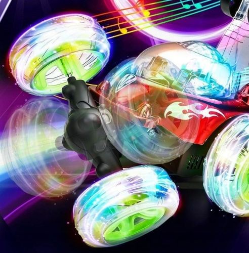 Duże Auto Twister Akrobata 360 Tańczący Samochód Kaskader Niebieski na Arena.pl