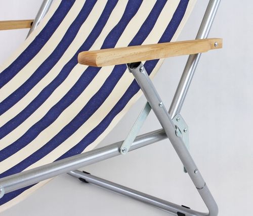Leżak plażowy składany do torby MAX 150 KG, tradycyjny, aluminiowy na Arena.pl