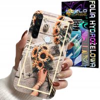 ETUI DO XIAOMI NOTE 8T- SŁONECZNIK KWIATY DLA KOBIET PLECKI + FOLIA