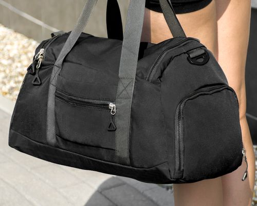 torba podróżna bagaż podręczny fitness siłowniana czarna 30 l na Arena.pl