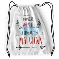 Plecak Dla Malwiny Sportowy Szkolny Worek Torba Z Nadrukiem Ze Zdjęciem