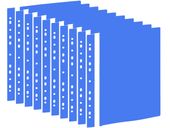 SKOROSZYT SZTYWNY WPINANY A4 PCV BŁĘKITNY 10 SZTUK TRES