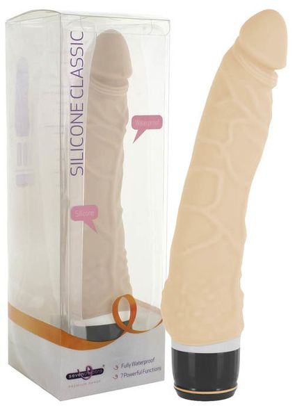 Wibrator Silikonowy Szczupły Silicone Classic zdjęcie 1