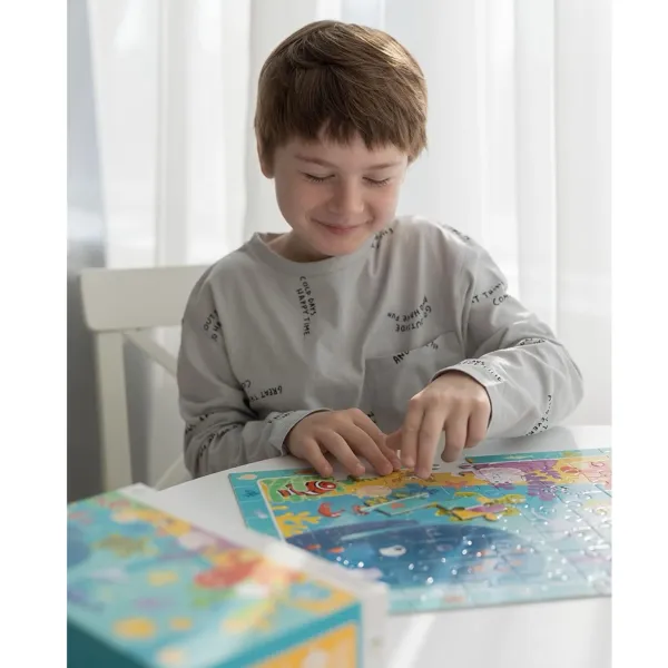 Puzzle obserwacyjne 80 elementów. Ocean zdjęcie 10