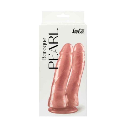 Double Pearlescent Dildo Baroque Pearl Pink na Arena.pl