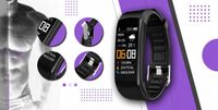 Smartband Giewont Czarny GW200-3 + Pasek Fioletowy