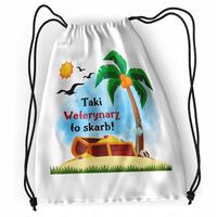 Plecak Sportowy Szkolny Weterynarza Worek Torba Z Nadrukiem Ze Zdjęciem